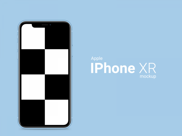iPhone XR彩色模拟图(iPhone XR Color Mockup)