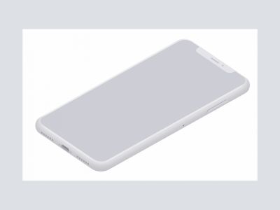 iPhone XS 矢量模拟图(iPhone XS Vector Mockup)