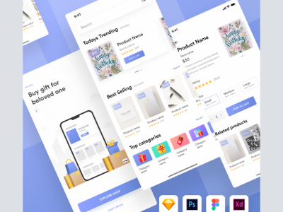 Kamartaj礼品店UI套件(Kamartaj Gift Shop UI Kit)