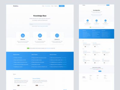 Sketch的知识库登陆页(Knowledge Base Landing Page for Sketch)