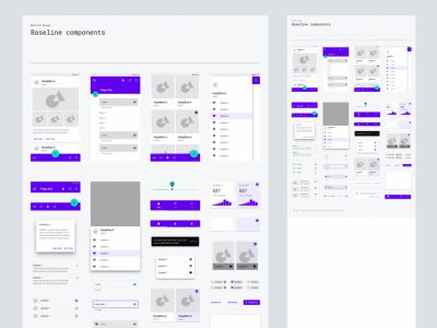 用于Figma的材料基线设计套件(Material Baseline Design Kit for Figma)