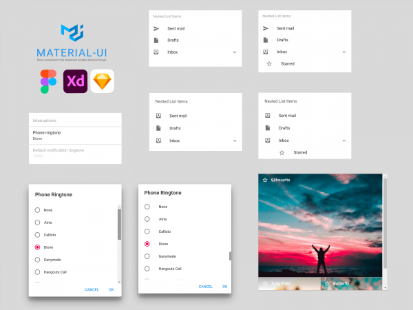 Material React Components UI Kit(Material React Components UI Kit)