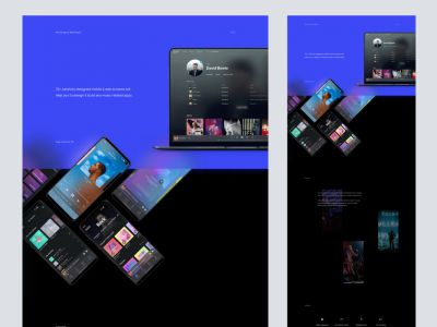 用于Adobe XD的MusicBox免费UI工具包(MusicBox Free UI Kit for Adobe XD)