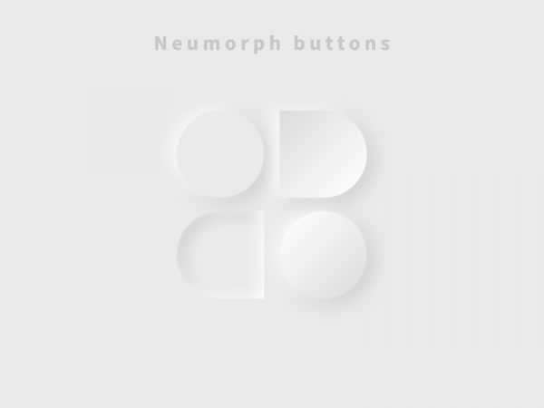 Neumorph按钮(Neumorph Buttons)