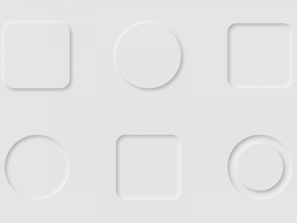 新形态主义阴影样本(Neumorphism Shadow Sample)