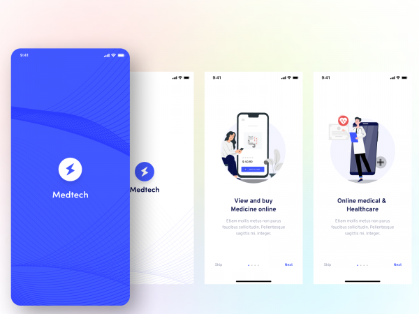在线医疗商店应用程序UI套件(Online Medical Store App UI Kit)