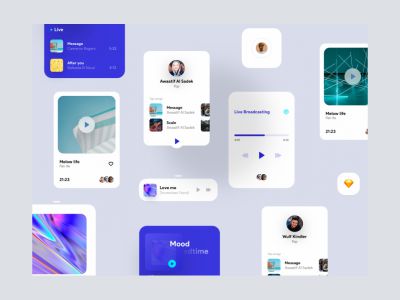 Orizon音乐播放器UI套件(Orizon Music Player UI Kit)