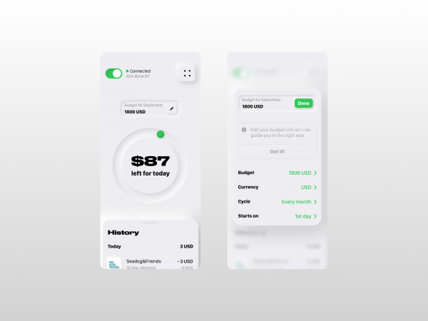 个人财务新模式(Personal Finance Neumorphism)