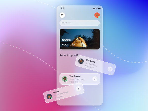 乘车共享移动应用程序(Ride Sharing Mobile App)