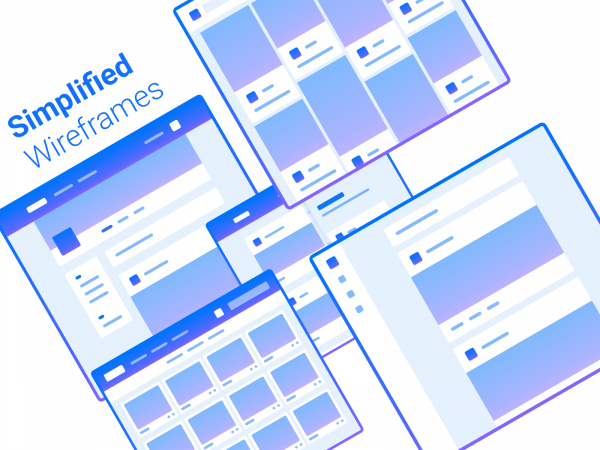 简化的线框图(Simplified Wireframes)