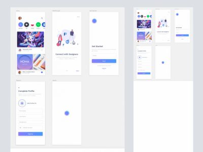 设计师的社交应用(Social App for Designers)