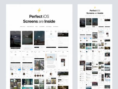 用于Sketch的Split iOS UI Kit(Split iOS UI Kit for Sketch)