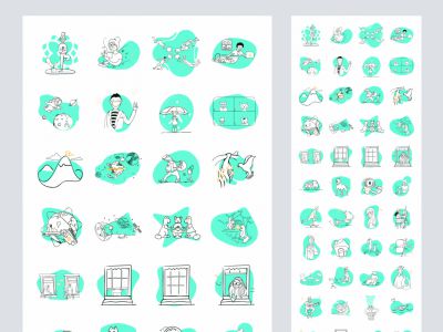 表面 - 75幅免费插图(Surface - 75 Free Illustrations)