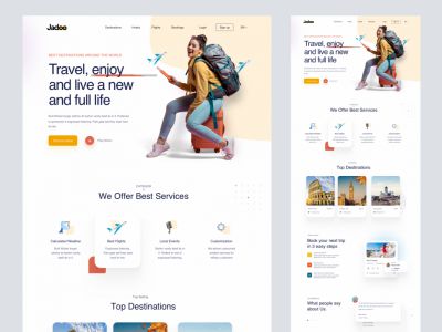 旅行社免费登陆页(Travel Agency Free Landing Page)