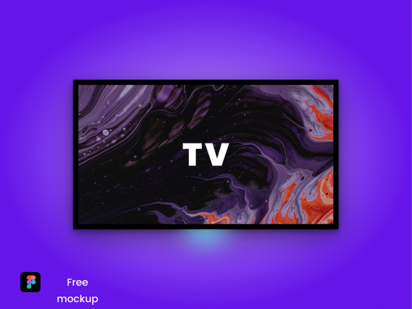 电视模拟图(TV Mockup)