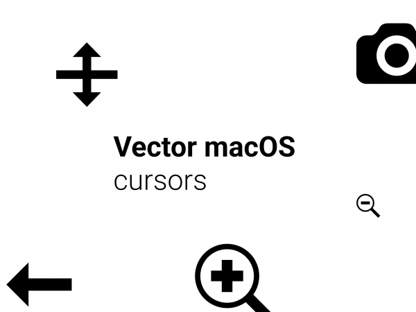 矢量macOS光标(Vector macOS Cursors)