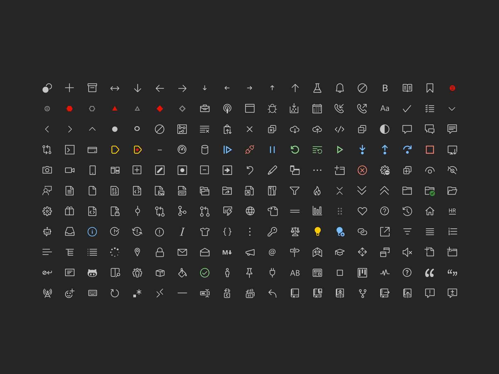Visual Studio代码图标(Visual Studio Code Icons)