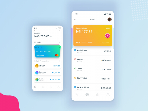 钱包UI概念应用程序(Wallet UI Concept App)
