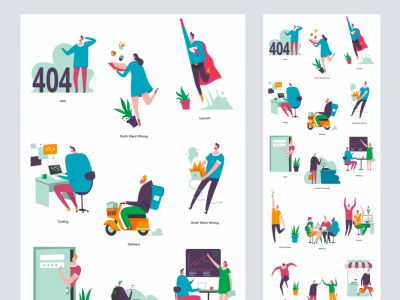 嗖嗖嗖!- 有趣的插图(Whoosh! - Funny illustrations)