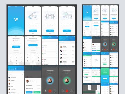 Wonep - 国际电话应用UI工具包(Wonep - Internationl Calling App UI Kit)
