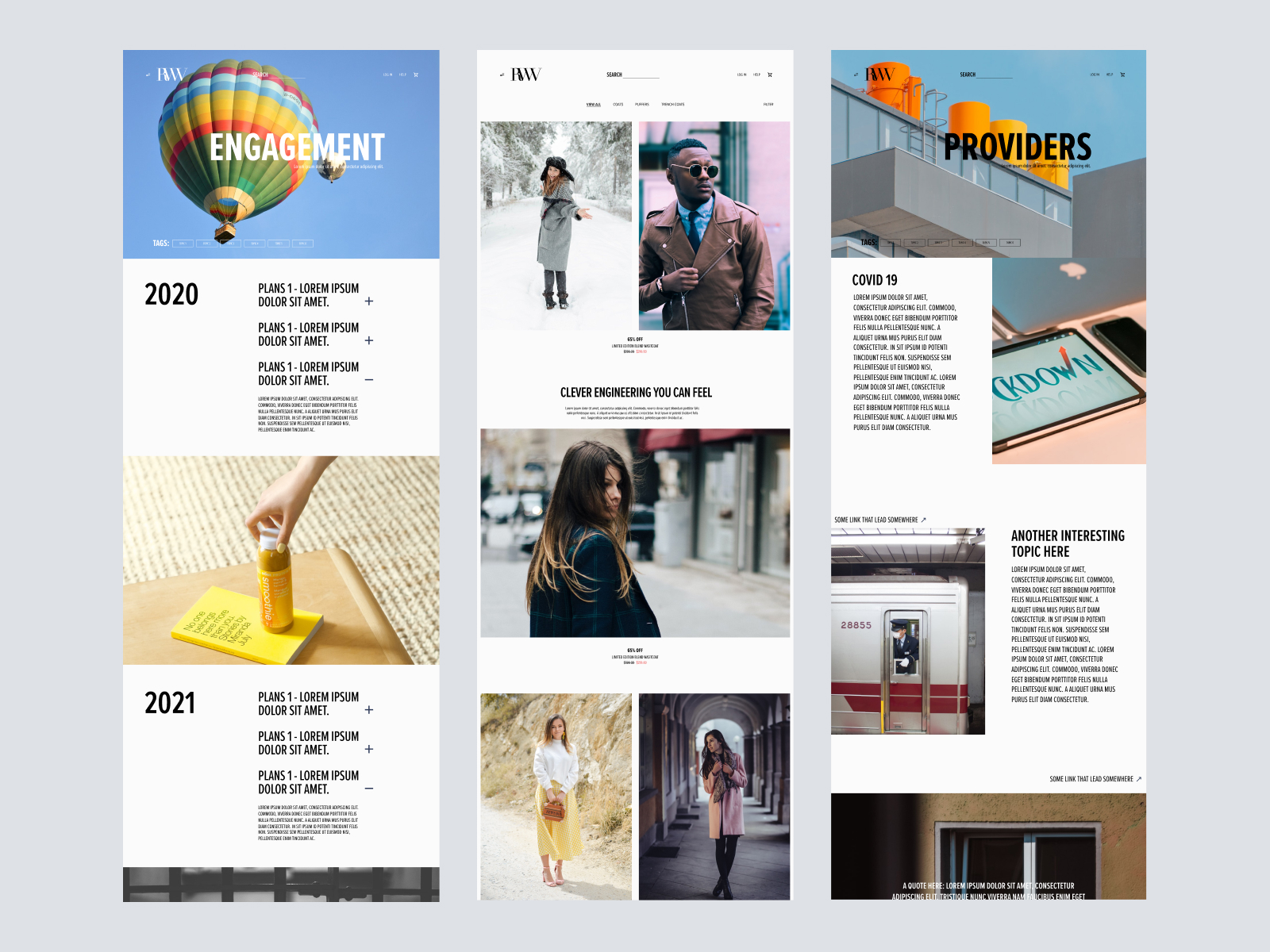 ZARA网站概念(ZARA Website Concept)