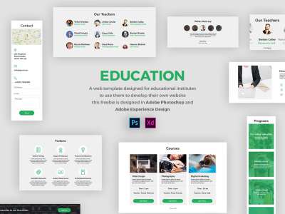 教育类网站模板(Education Web Template)