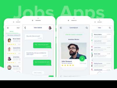 找工作应用程序的用户界面(Find A Job App UI)