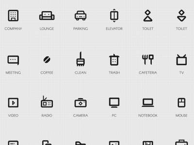 免费的50个商业图标(Free 50 Copmany Icons)
