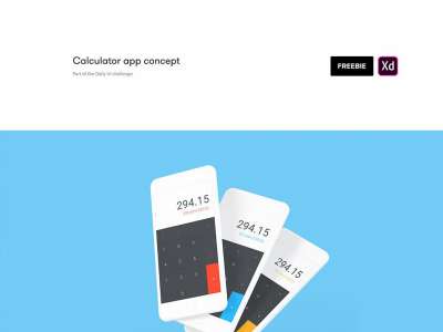 免费计算器UI工具包(Free Calculator UI Kit)