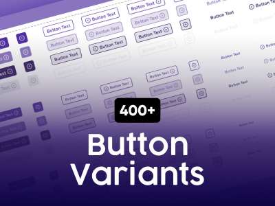 400多个按钮变种(400+ Button Variants)