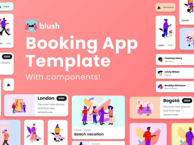 预订应用程序的用户界面套件(Booking App UI Kit)