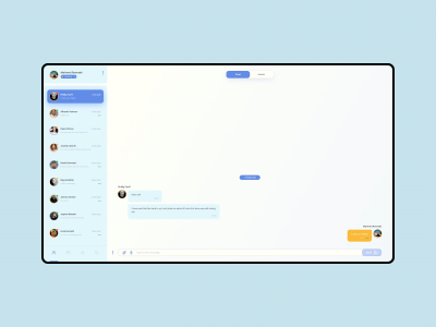 桌面聊天屏幕(Desktop Chat Screen)