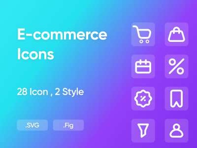 电子商务图标(E-commerce Icons)