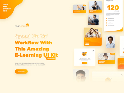 电子学习用户界面套件(E-Learning UI Kit)