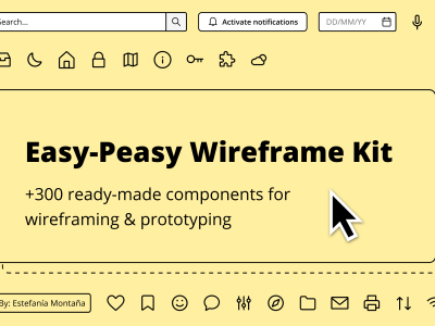 简单易行的线框套件(Easy-Peasy Wireframe Kit)