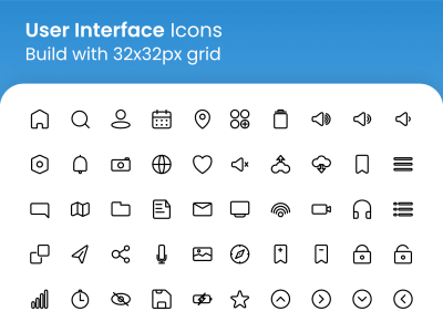 基本界面图标集(Essential Interface Icon Set)