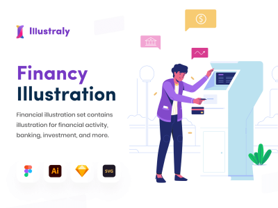 金融插图集(Financial Illustration Set)