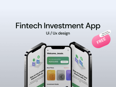 金融科技投资应用UI套件(Fintech Investment App UI Kit)