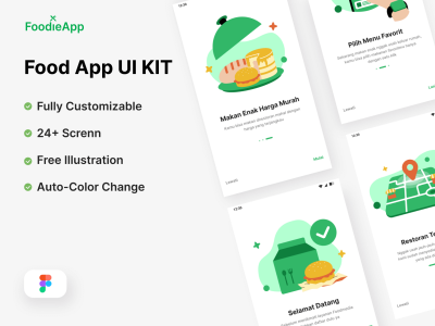FoodieApp ... 食物用户界面套件(FoodieApp � Food UI Kit)