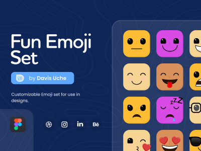 有趣的表情符号集(Fun Emoji Icons Set)