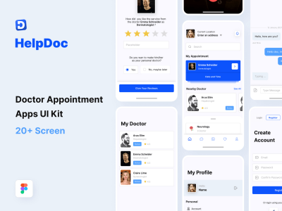HelpDoc ... 医生应用程序UI工具包(HelpDoc � Doctor App UI Kit)