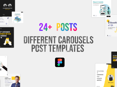 Instagram旋转木马模板(Instagram Carousel Templates)