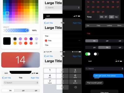 iOS 14 UI Kit(iOS 14 UI Kit)