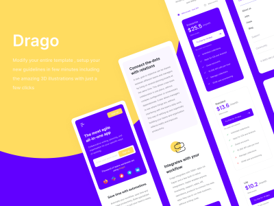 着陆页组件UI套件(Landing Page Componentes UI Kit)