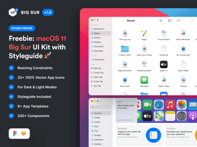 macOS Big Sur Web UI Kit(macOS Big Sur Web UI Kit)