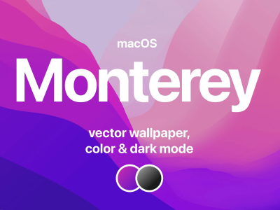macOS Monterey Vector Wallpaper(macOS Monterey Vector Wallpaper)