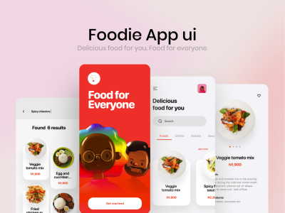 现代食品应用UI套件(Modern Food App UI Kit)