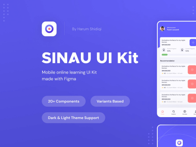 在线学习应用程序UI工具包(Online Learning App UI Kit)