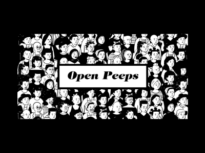 开放的皮皮鲁插图(Open Peeps Illustration)