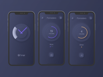 带有新形态的波莫多罗(Pomodoro with Neumorphism)